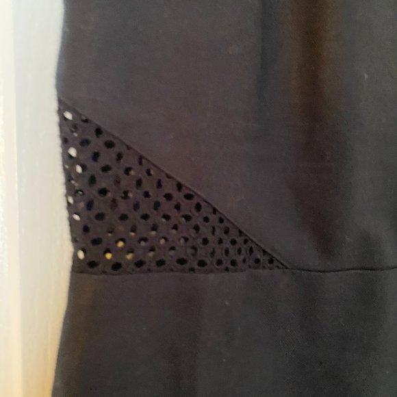 Loft Black Work Dress with Net Detailing - Picture 5 of 6